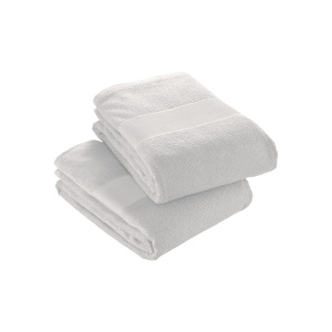 Serviettes 100% coton 400 g/m2 blanc 40x60 cm 2