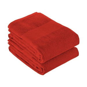Serviette en éponge de coton avec bande imprimable 4