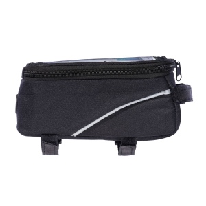 Sacoche téléphone portable pour bicyclette, en polyester 600D 4