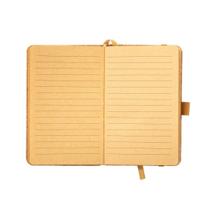 Carnet en liège, feuilles lignées de couleur ivoire, 80 pages de 70 gr, papier recyclé. 3