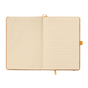 Carnet en liège, feuilles lignées de couleur ivoire, 80 pag de 70 gr., papier recyclé. 4
