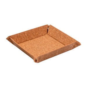 Vide-poche en liège avec boutons pressions.
