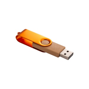 Clé USB en paille de blé, résine biodégradable et métal 4Gb 12