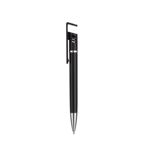 Stylo à bille en plastique avec corps métallique, support pour téléphone portable 25