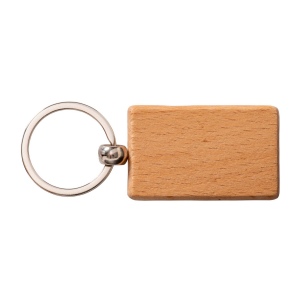Porte-clés rectangulaire en bois 3