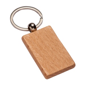 Porte-clés rectangulaire en bois 2