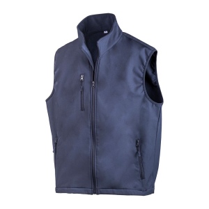 Veste sans manche softshell avec intérieur polaire, deux poches latérales 4