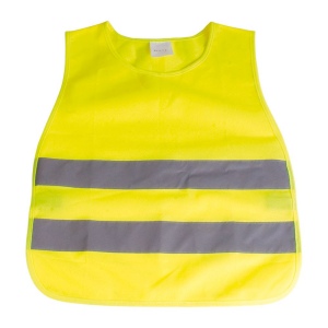 Gilet de haute visibilité en polyester de couleur fluo avec bance réfléchissante enfant 2