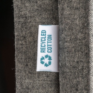 Tote bag  en coton recyclé 190 g/m2, anses longues et soufflet 38