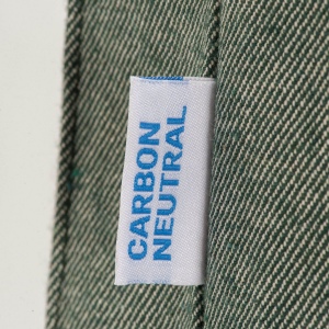 Tote bag carbon neutral en coton recyclé 280 g/m2, anses longues et soufflet 22