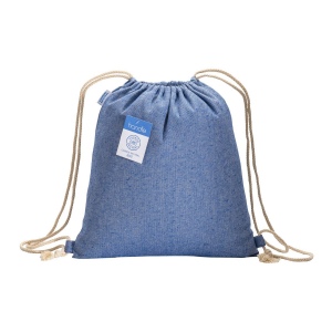Sac à dos carbon neutral en coton recyclé, effet mélange 280 gr/m2 8