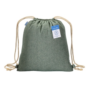 Sac à dos carbon neutral en coton recyclé, effet mélange 280 gr/m2 11