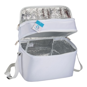 Sac isotherme en Rpet mélange avec intérieur argenté 23