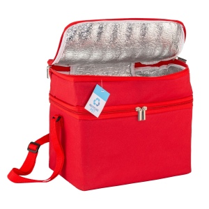 Sac isotherme en Rpet mélange avec intérieur argenté 12