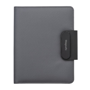 Pochette organizer en R-PET A5 avec bloc et fermeture magnétique qui s'illumine 3