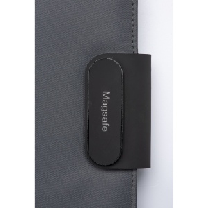 Pochette organizer en R-PET A5 avec bloc et fermeture magnétique qui s'illumine 6