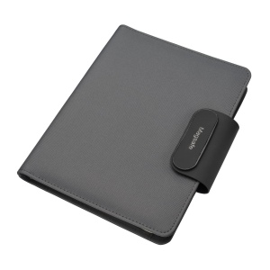 Pochette organizer en R-PET A5 avec bloc et fermeture magnétique qui s'illumine 2