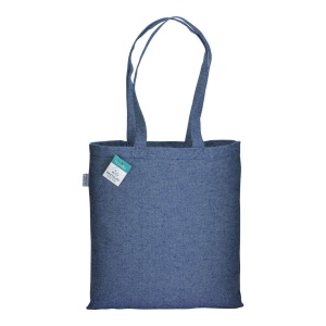 Tote bag en coton recyclé 280 g/m2, anses longues 22