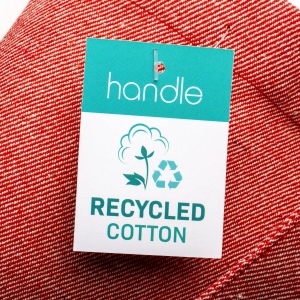 Tote bag en coton recyclé 280 g/m2, anses longues 39