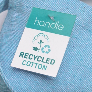Tote bag en coton recyclé 280 g/m2, anses longues 15