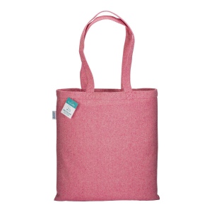 Tote bag en coton recyclé 280 g/m2, anses longues 18