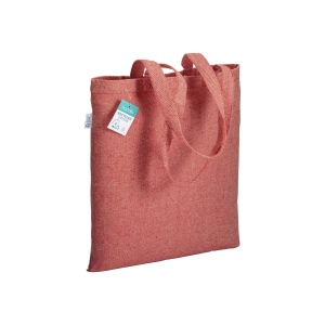 Tote bag en coton recyclé 280 g/m2, anses longues 10