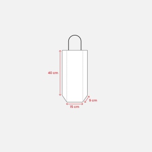Sac en papier recyclé 100 gr/m2 avec soufflet 4