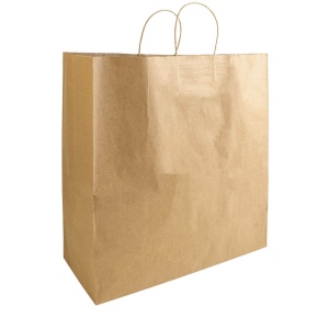 Sac en papier recyclé 100 gr/m2 avec soufflet 2