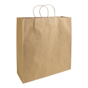 Sac en papier recyclé 100 gr/m2 avec soufflet 2
