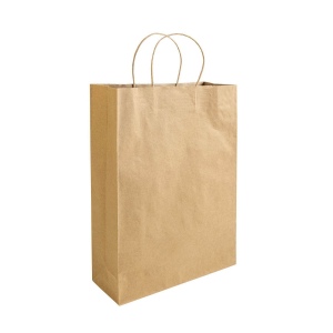Sac en papier recyclé 100 gr/m2 avec soufflet 2
