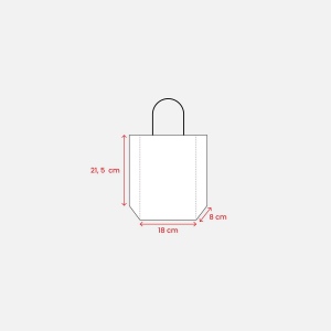 Sac en papier 100 gr/m2 avec soufflet 4