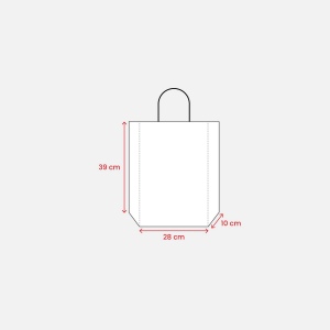 Sac en papier 100 gr/m2 avec soufflet 4