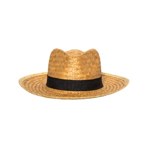 Chapeau de paille avec élastique de 3 cm à appliquer et à personnaliser 4