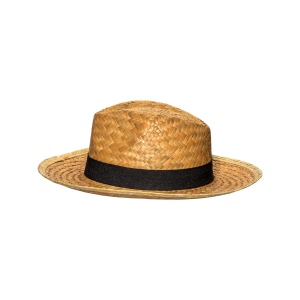 Chapeau de paille avec élastique de 3 cm à appliquer et à personnaliser 5