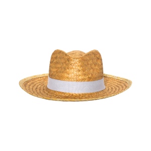 Chapeau de paille avec élastique de 3 cm à appliquer et à personnaliser 8