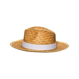 Chapeau de paille avec élastique de 3 cm à appliquer et à personnaliser 9