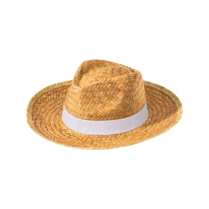 Chapeau de paille avec élastique de 3 cm à appliquer et à personnaliser 3