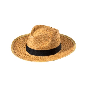 Chapeau de paille avec élastique de 3 cm à appliquer et à personnaliser 2