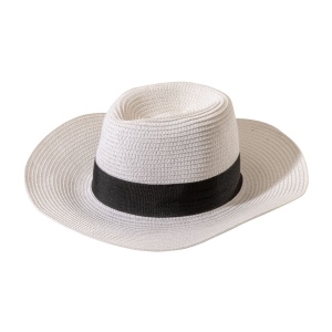 Chapeau en papier et polyester avec bandeau élastique personnalisable 2