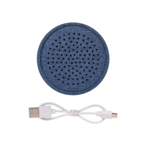 Mini haut-parleurs bluetooth v 5.0 en R-PET et ABS avec microphone pour appels mains l 4