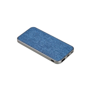 Power bank en R-PET 4000mah. Input : DC5V/2A, output : 5V/2A avec indicateur lumineux 2