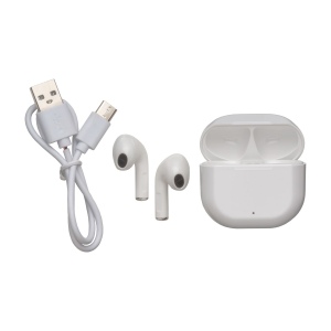 Écouteurs Bluetooth v 5.0 en R-ABS avec boîtier de charge et microphone intégré 6
