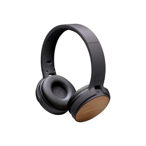 Casque bluetooth pliable en ABS et bambou 2