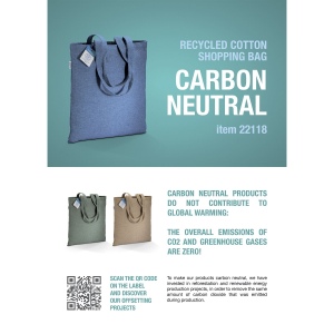 Tablier carbon neutral en coton recyclé 280 gr/m2 5