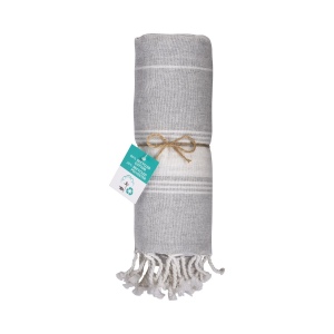 Serviette de plage / Paréo en coton recyclé de 180 g/m2 15