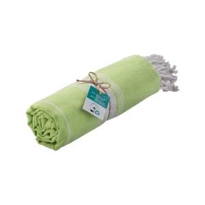 Serviette de plage / Paréo en coton recyclé de 180 g/m2