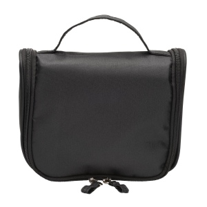 Beauty case en microfibre avec fermeture éclair, grandes poches internes 3