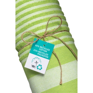 Serviette de plage en coton recyclé style fouta de 350 g/m2 9