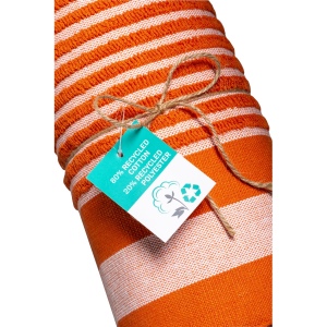 Serviette de plage en coton recyclé style fouta de 350 g/m2 28