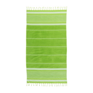 Serviette de plage en coton recyclé style fouta de 350 g/m2 11